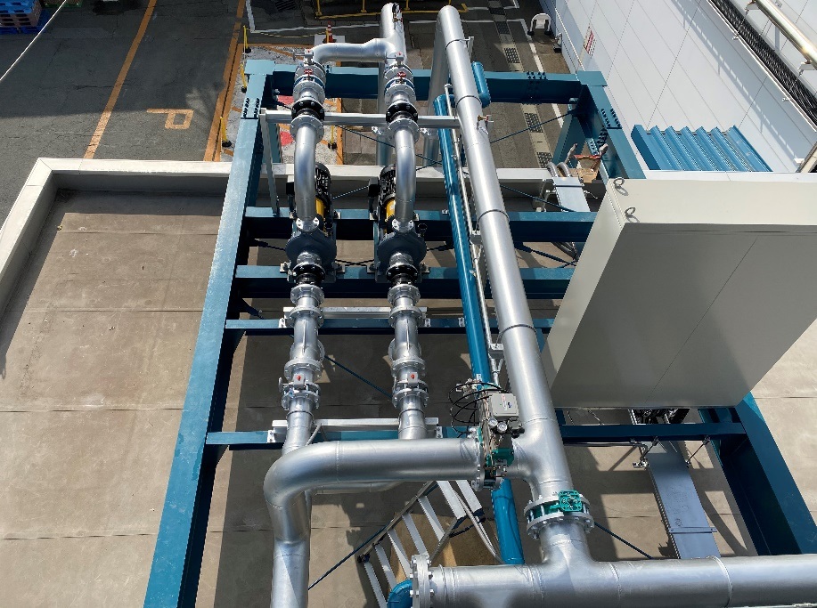 冷凍設備冷却水循環ポンプユニット